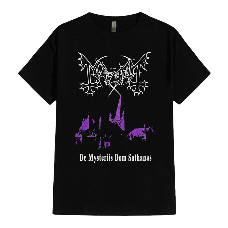 (COD) T-SHIRT / KAOS BAND OFFICIAL MAYHEM - DE MYSTERIIS DOM SATHANAS
