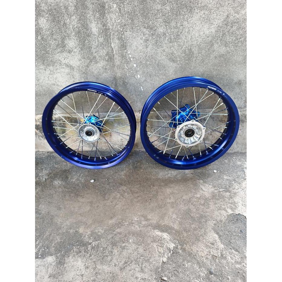 Wheelset Supermoto Yamaha WR155 Velg SUMO WR Tanpa Ban Ring 17 Murah - 250/300
