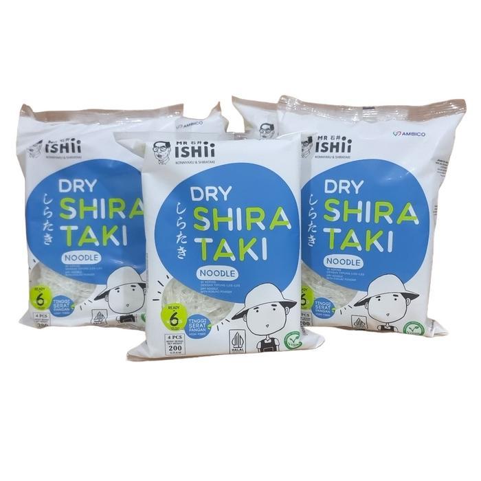 Mie mi shirataki sirataki porang konnyaku konjac konyaku Noddle kering untuk diet 200 Gram (Pack)