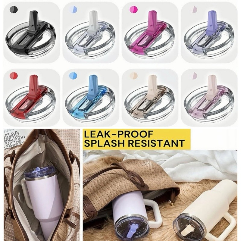 40oz Leak-proof Flip Lid For Stanley Replaceable Seal Tumbler Cup Cover With Straw High Quality Cup 