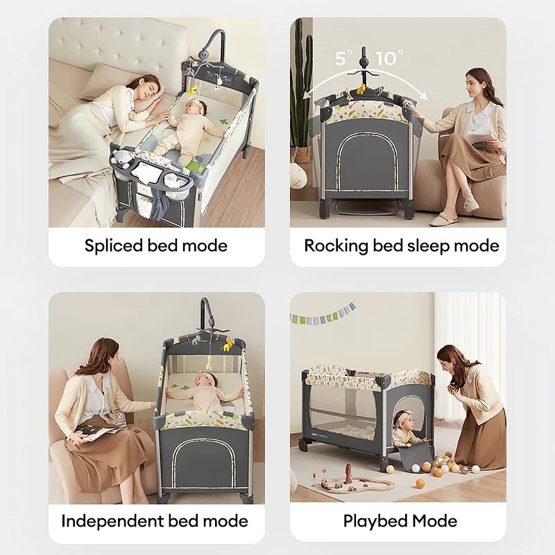 Tergacor[Bisa Dilipat] Box Bayi Tempat Tidur Bayi Ranjang Bayi Baby Box Bisa DilipatTerbaik