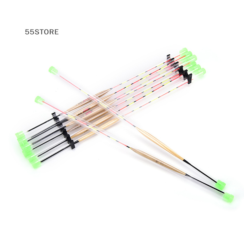 10 Pcs Fish Float Wood Fishing Float Fishing Tackle Tools For Fish Float