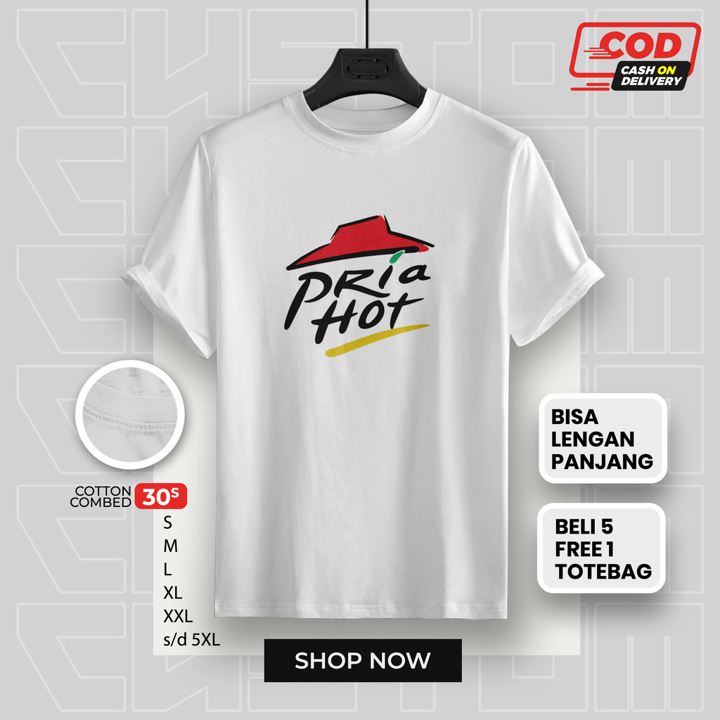 Kaos PRIA HOT Parodi Baju Distro Plesetan Combed 30s Lucu Big Size Pria Wanita