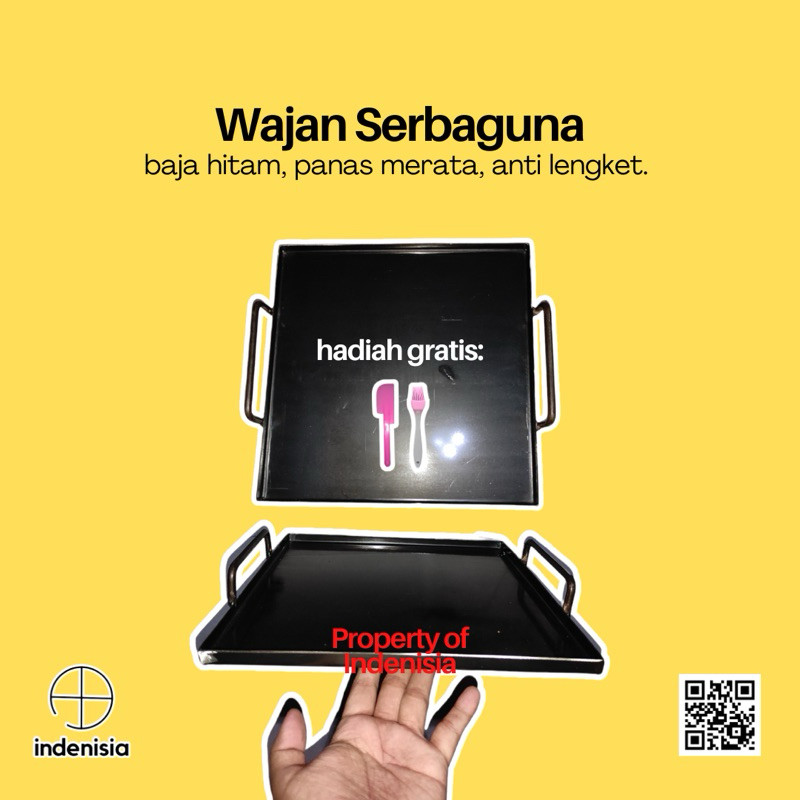 TERBARU [TERMURAH] WAJAN ROTI BAKAR / WAJAN BURGER / WAJAN SOSIS / WAJAN ROTI / PEMBAKARAN ROTI / WA