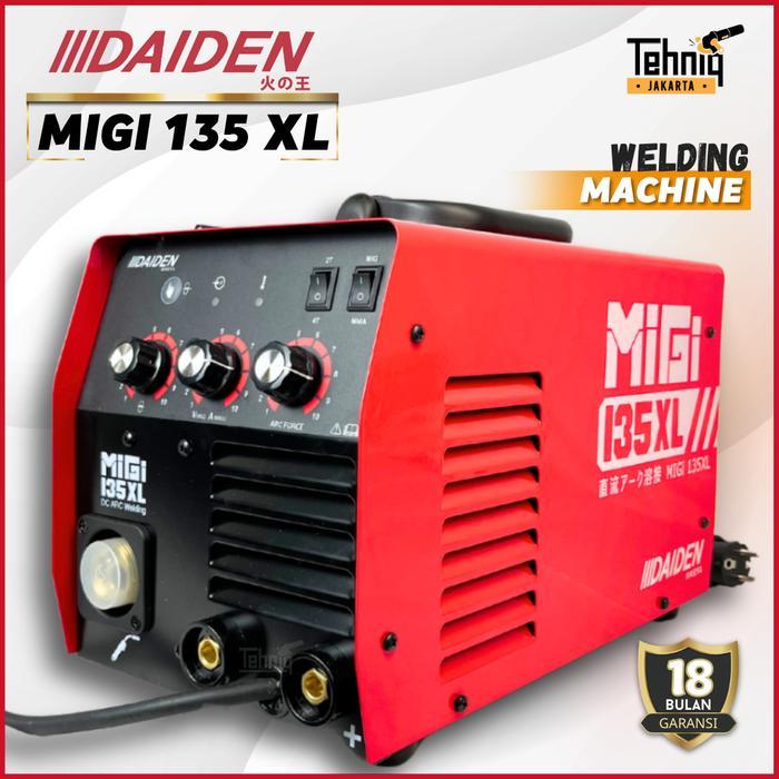Daiden MIG 135XL Mesin Las Listrik / Daiden Travo Las Listrik Inverter Welding MIGI 135 XL