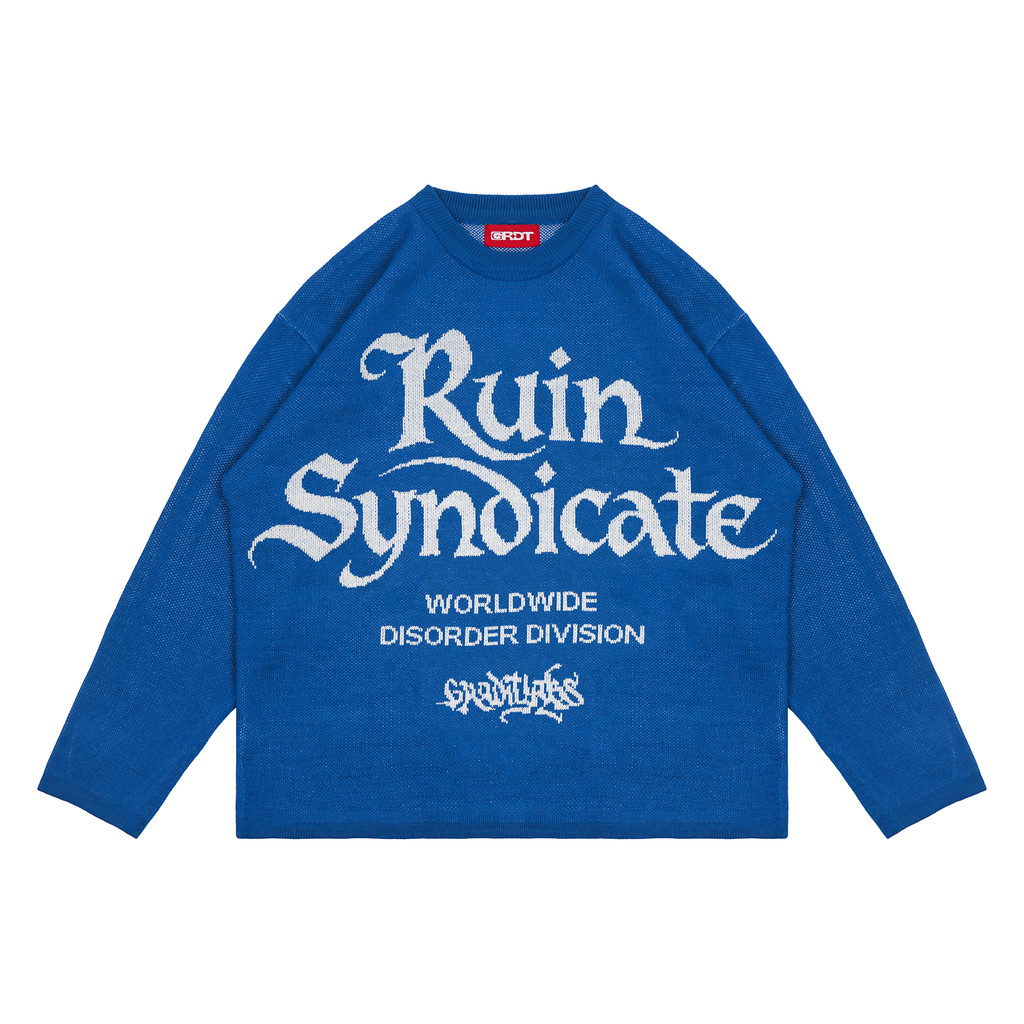 GRDT - Ruin Knitwear Boxy Blue