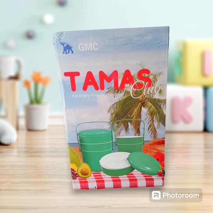 Rantang Piknik Bekal Makanan Tamas  Plastik Susun 3