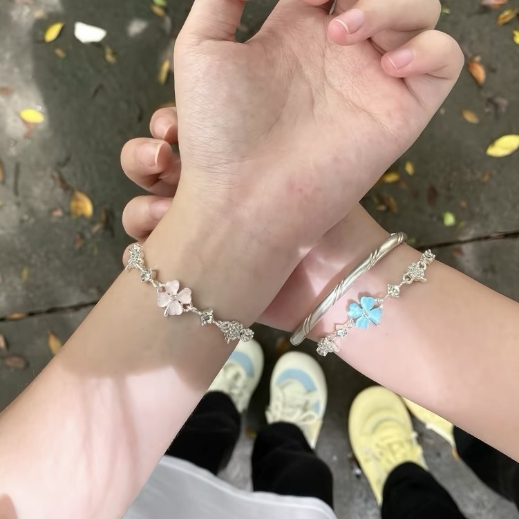 Hadiah mewah baru untuk pasangan: Gelang vintage yang dapat disesuaikan dengan batu mata kucing dan 