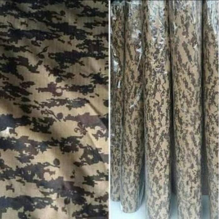 Promo Murah Kain bahan Loreng pramuka digital Terlaris