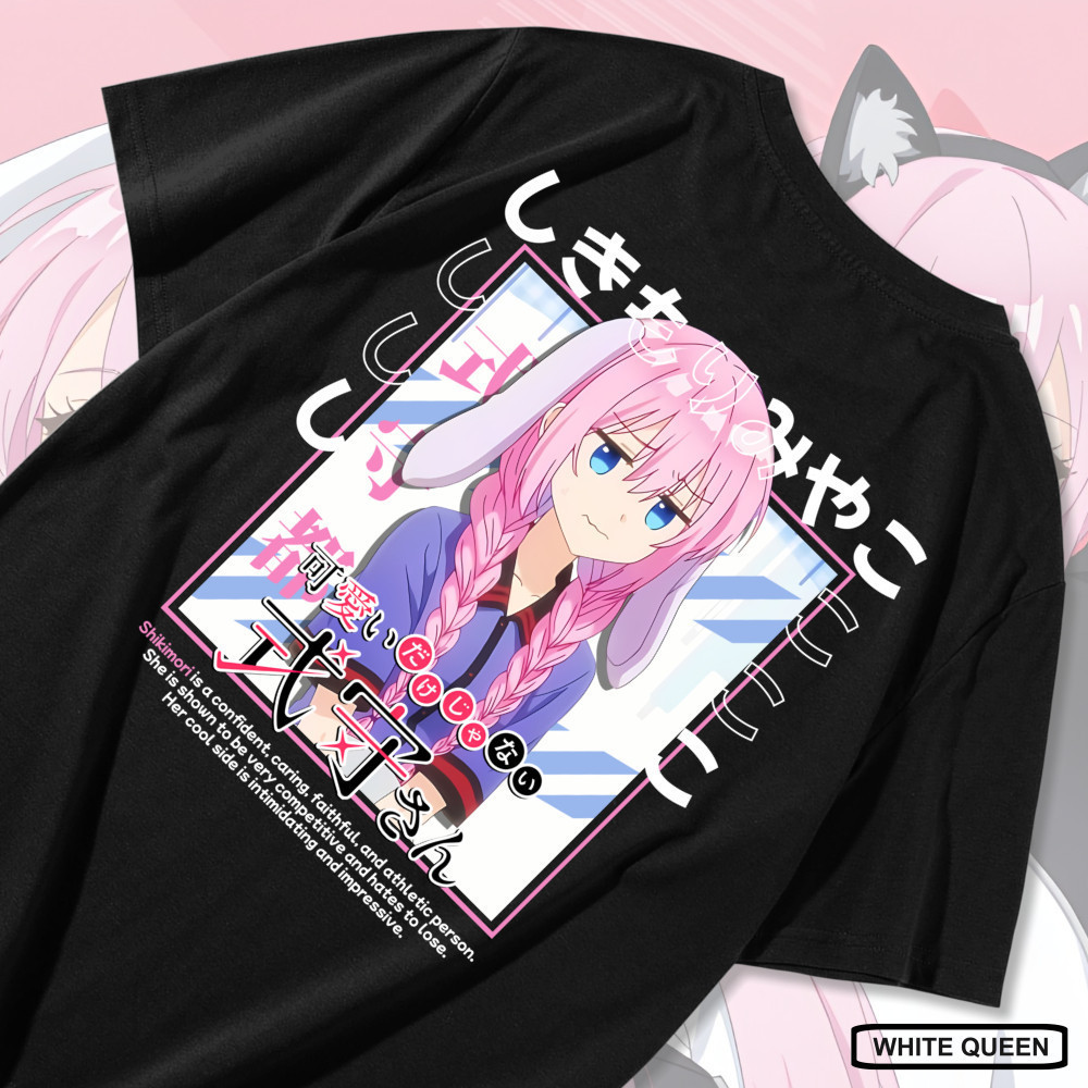 KAOS MIYAKO SHIKIMORI - KAOS DISTRO PRIA & WANITA KAOS ANIME & GAME MIYAKO SHIKIMORI