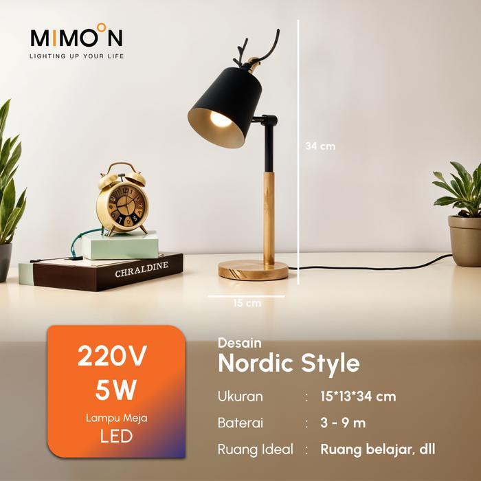 Lampu Belajar LED Lampu Meja Portable Lampu TidurLampu Belajar Colokan Listrik Lampu Meja Aesthetic 