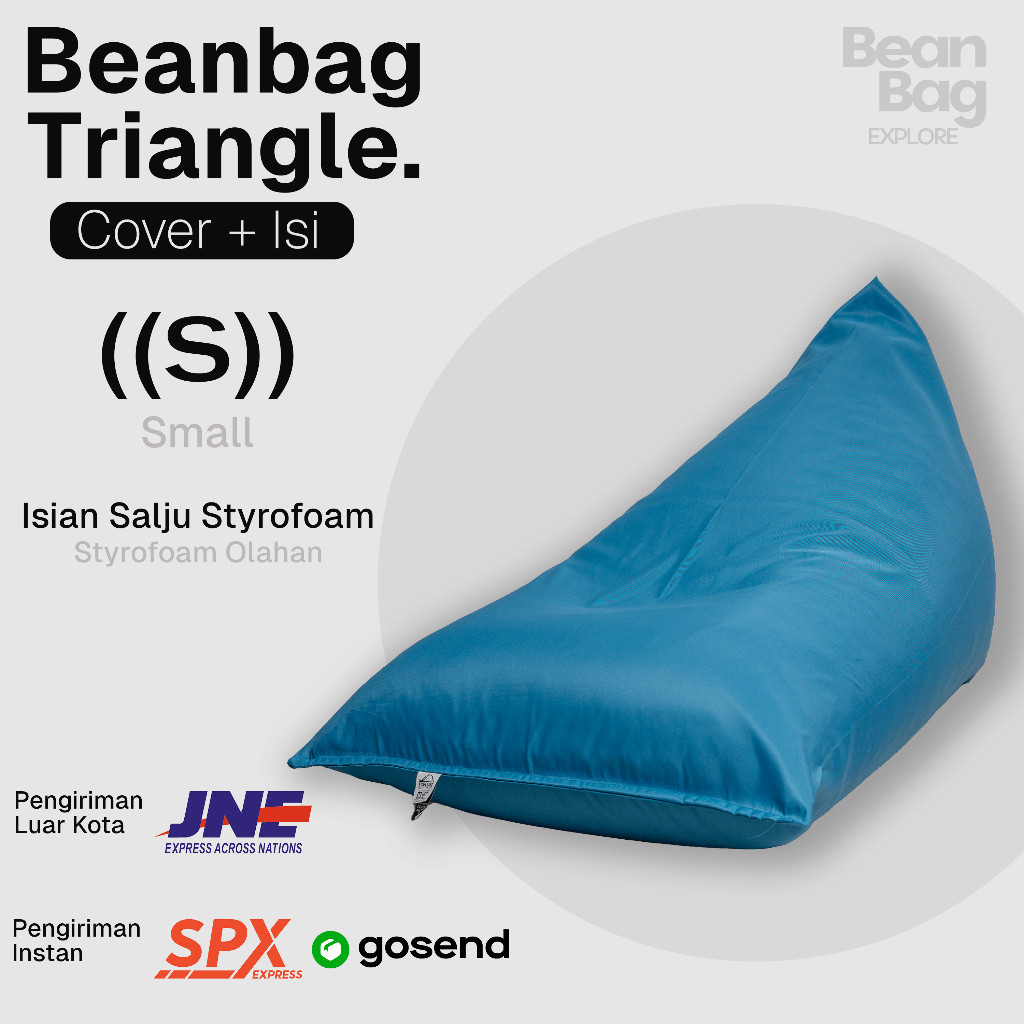 READY BEAN BAG EXPLORE | BEAN BAG WATERPROOF PLUS ISI - BEAN BAG DEWASA - BEANBAG- KURSI MILENIAL - 
