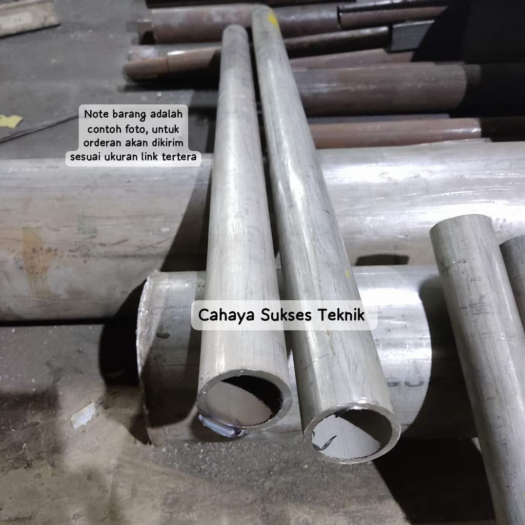 Pipa SCH40 Stainless SS 304 6" inch Batangan SS304 SCH 40