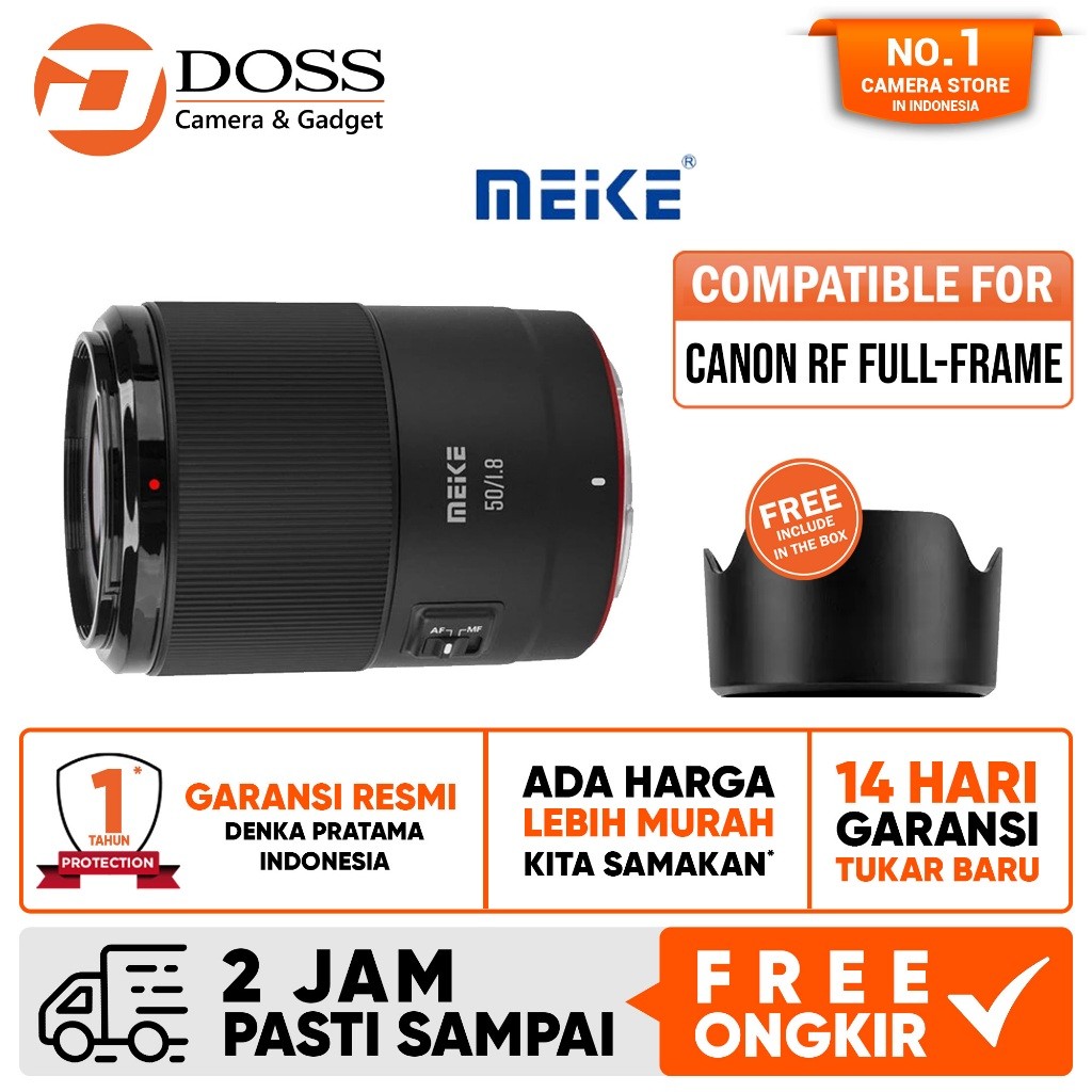 DOSS Makassar-Meike 50mm F1.8 AF for Canon RF Fullframe Meike 50 mm-DOSS