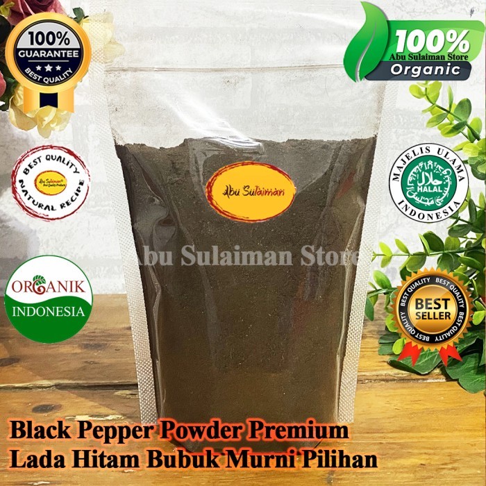 Lada Hitam 250 gram / Lada Hitam Bubuk Murni 250 Gram / Pure Black Pepper 250 gr
