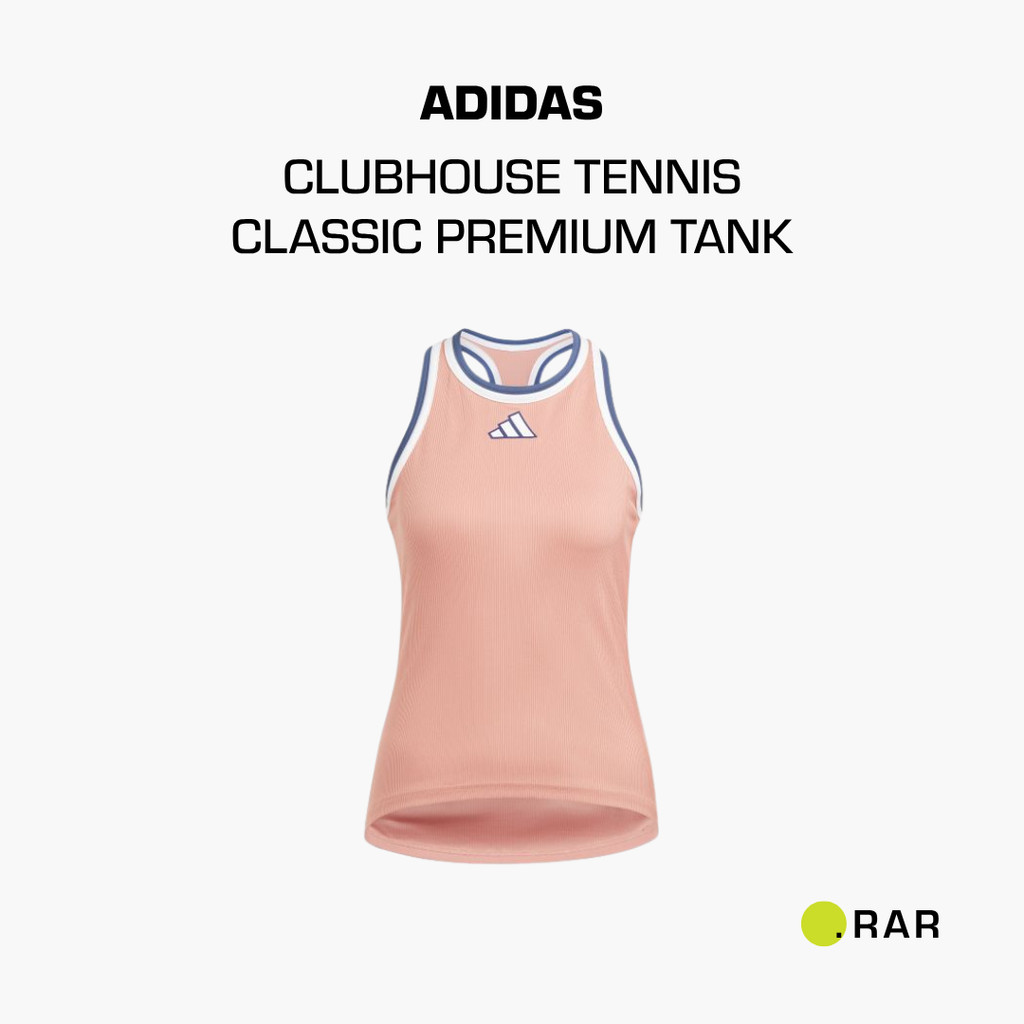 Adidas Clubhouse Tennis Classic Premium Tank - Wonder Clay - Baju Tenis