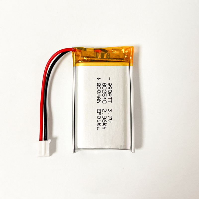 3.7V 800mAh 802540 Li Polymer Lithium Battery for Beauty Instrument Bluetooth Headset Toy Handheld F