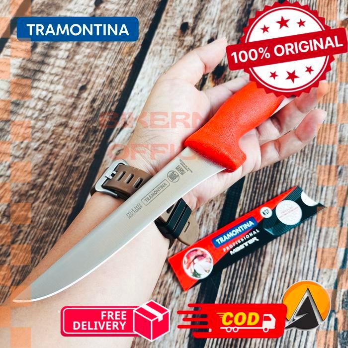 Pisau Boning Knife Seset Daging Tramontina Brazil 5" Orginal 24602/075 - Tanpa sarung -biker