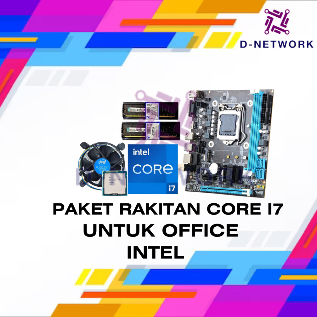 PAKET RAKITAN H81 PC/KOMPUTER CORE i7 HASWELL ddr3 baru garansi 1 tahun