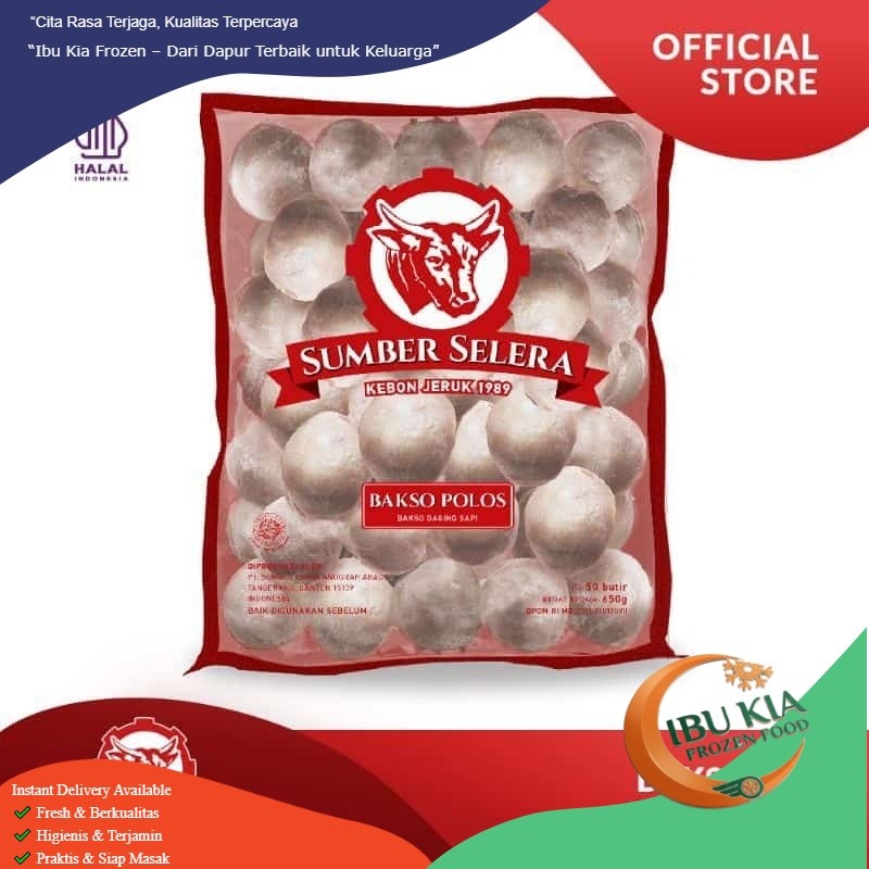 Sumber Selera Bakso Polos Isi 50