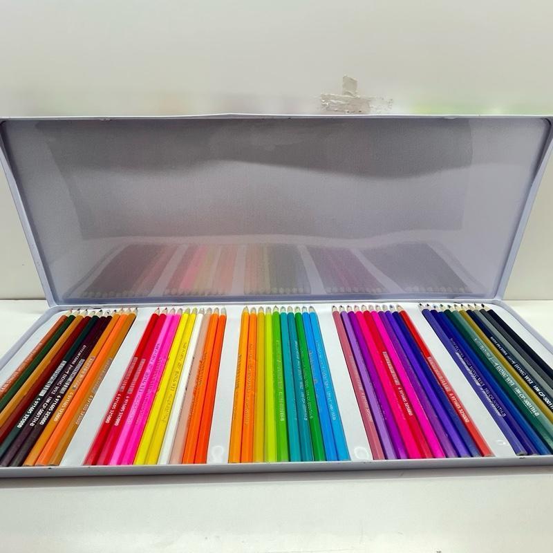 Pensil Warna Isi 50 Pcs Wadah Kaleng - Stationery