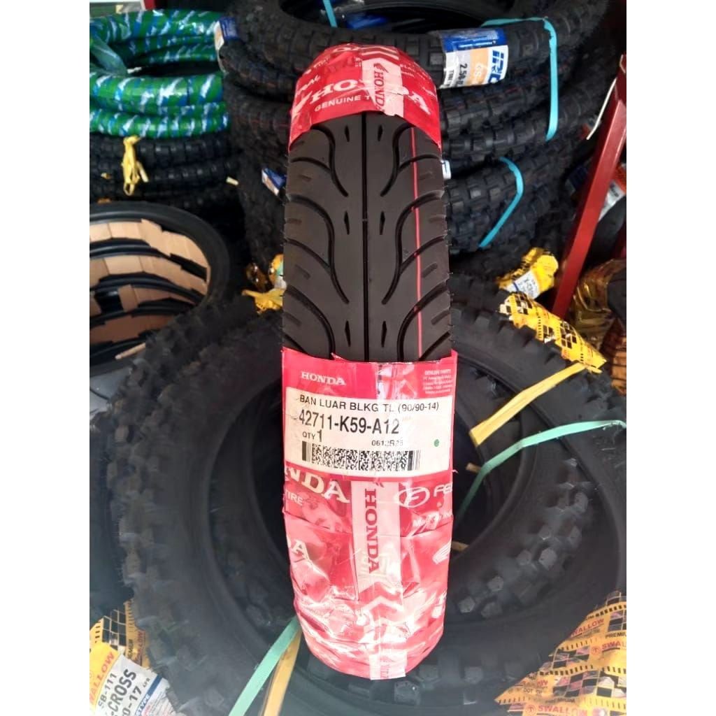 Ban Motor federal ring 14 ukuran 90/90 Ban motor tubles ring 14 ban standar motor Honda beat