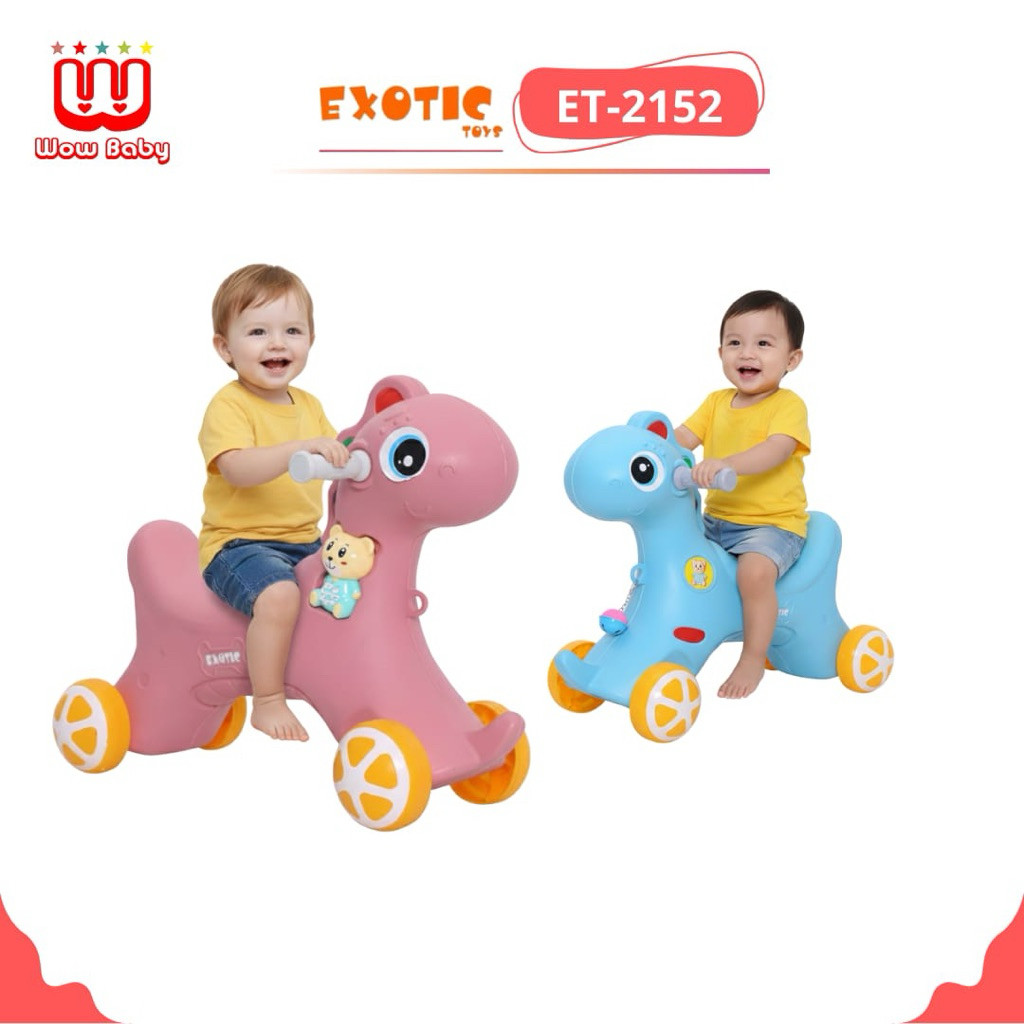 MAGELJAYA EXOTIC ET-2152 KUDA KUDAAN MAINAN ANAK ANAK