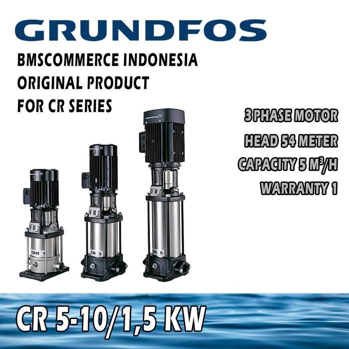 POMPA GRUNDFOS VERTICAL MULTISTAGE CR 5-10/1,5 KW