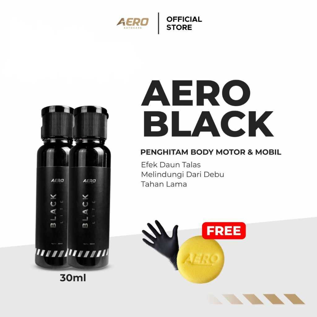 TERLARIS Aero Black Lite 30 ml Beli 2 dan 3 Lebih Hemat