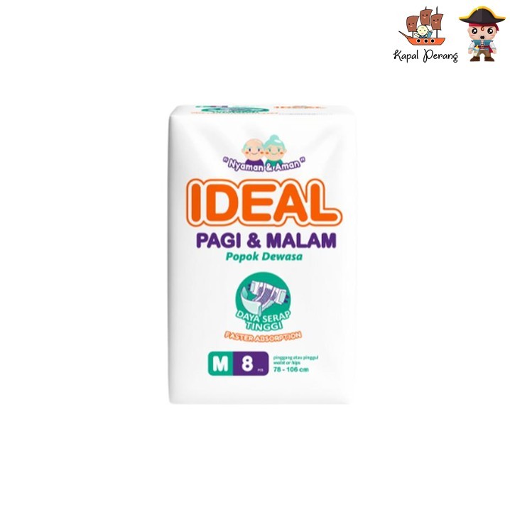 Ideal Popok Dewasa Perekat M8