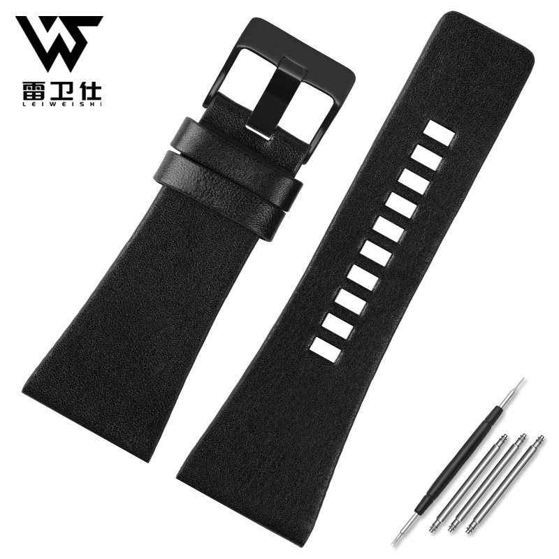 Genuine Leather Watchband for Diesel Watch Belt DZ7257 1657 4323 7314 7313 7371 Leather watch chain 