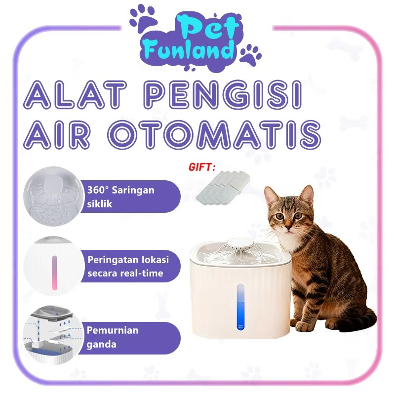 Otomatis Water Dispenser Kucing Dispenser Kucing Minum Kucing Tempat Minum Kucing