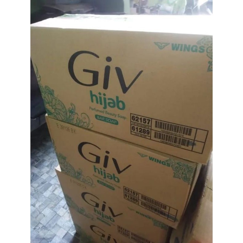 PAKET MURAH MERIAH 1 DUS SABUN BATANG GIV-Sabun Giv 72gr batang kartonan-Sabun GIV BATANG 1 karton/d