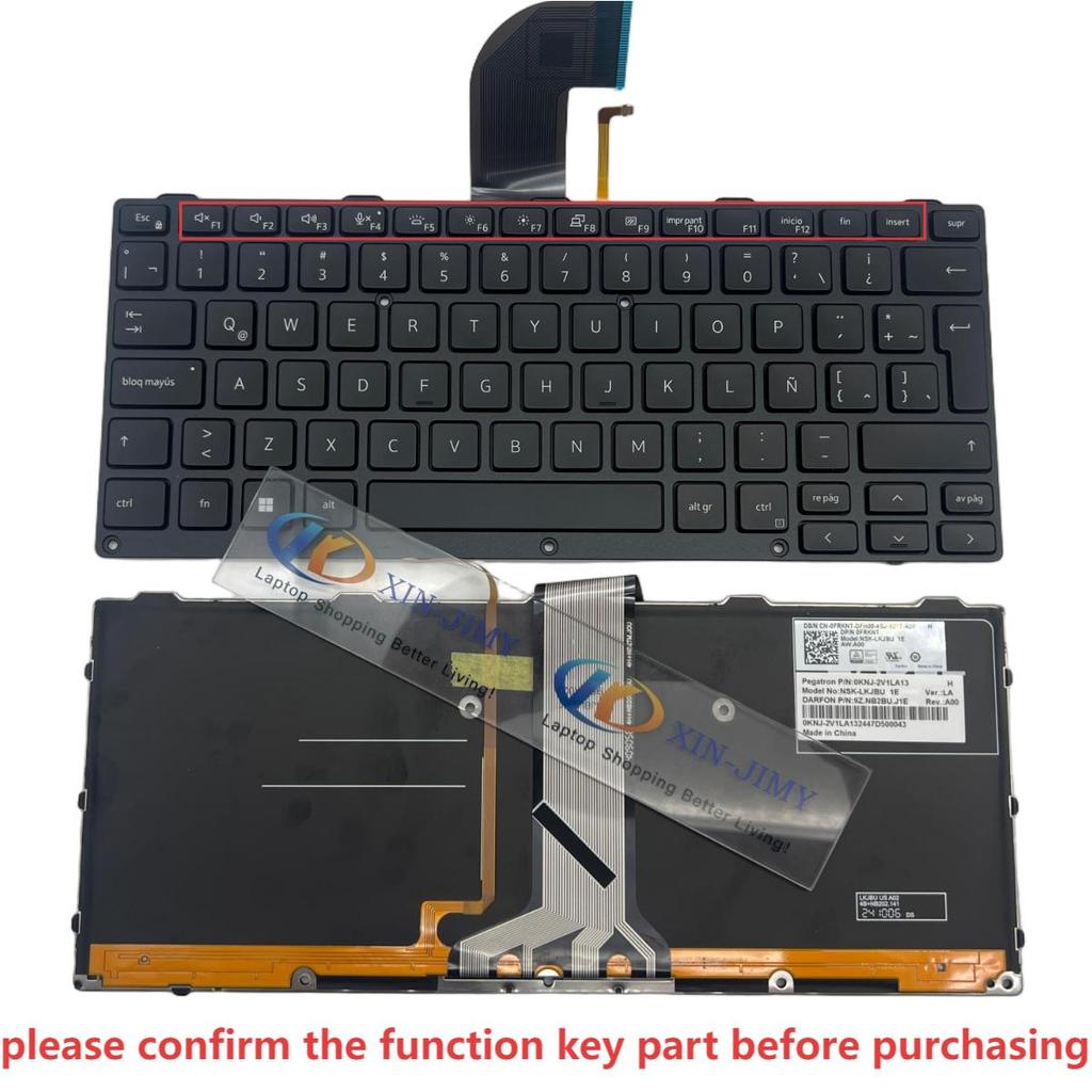 5404 SP/Latin/Fren backlit keyboard For Dell latitude rugged 14 5404 5414 5420 5424 5430 7202 7204 7