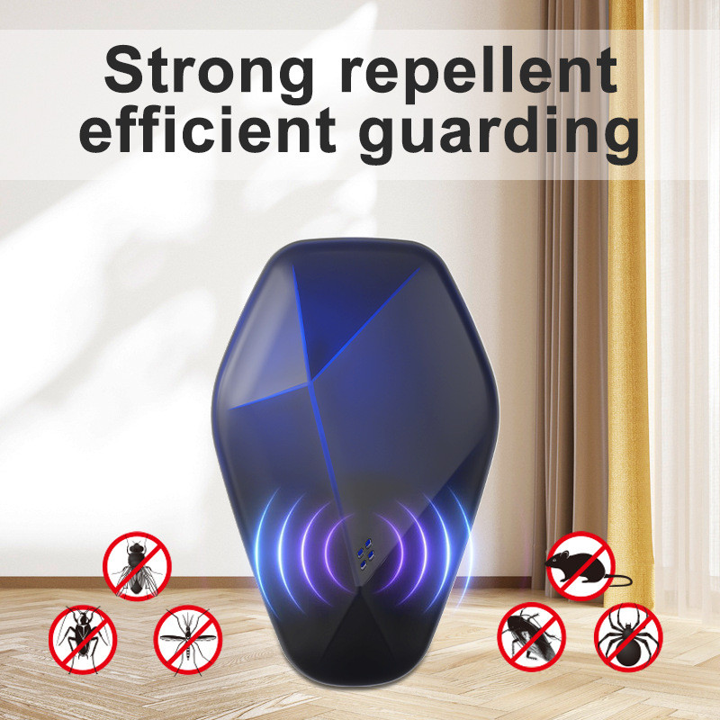 Ultrasonic Pengusir Tikus EU Suara Pengusir Tikus Anti Tikus Pengusir Tikus Elektronik Portabl