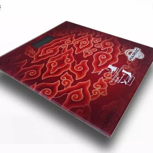 TIMBANGAN BADAN DIGITAL HARNIC HL-7003 MOTIF BATIK / TIMBANGAN BADAN BATERAI 150 KG