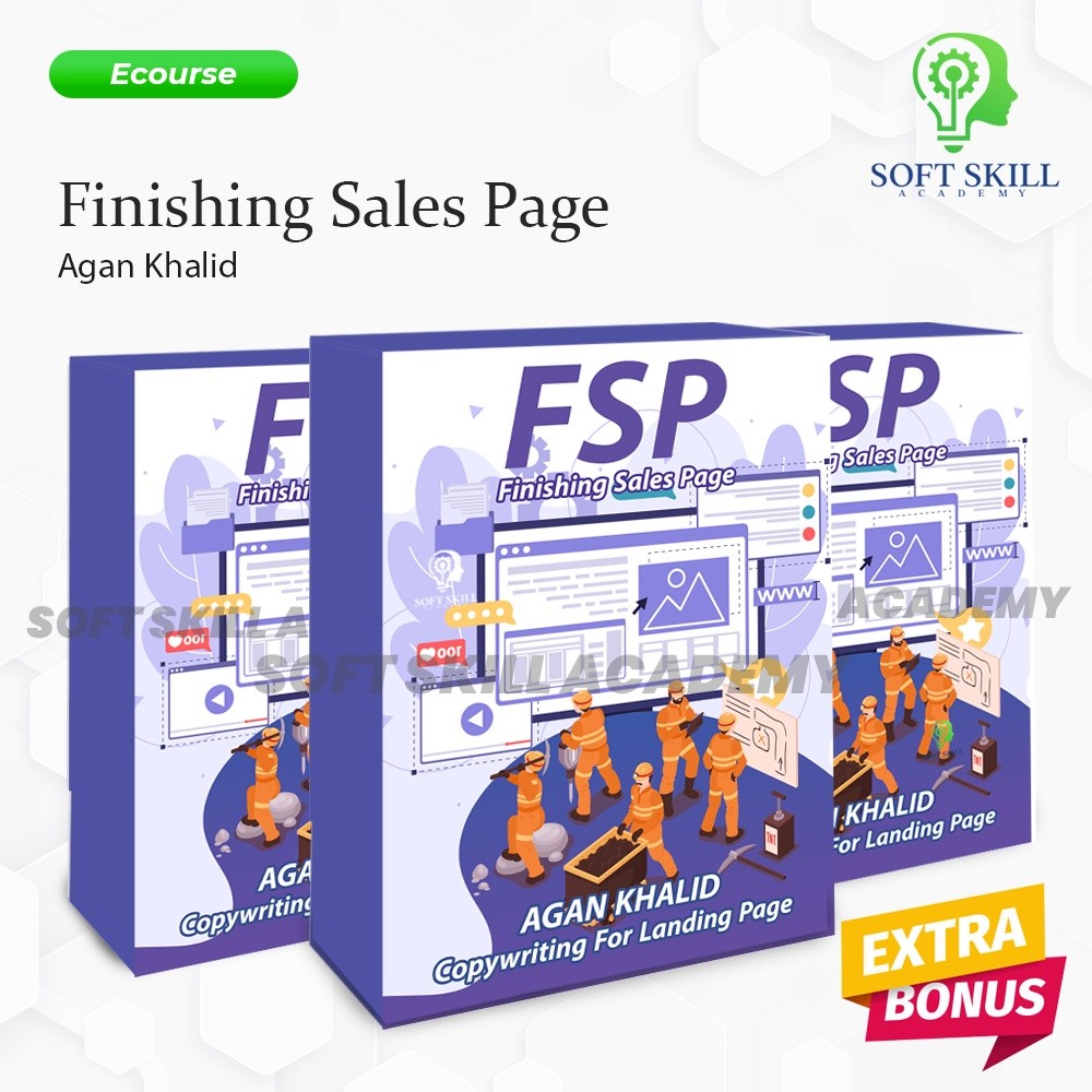 FSP FINISIHING SALES PAGE - COPYWRITING MEMBUAT WEB YANG MENJUAL - AGAN KHALID