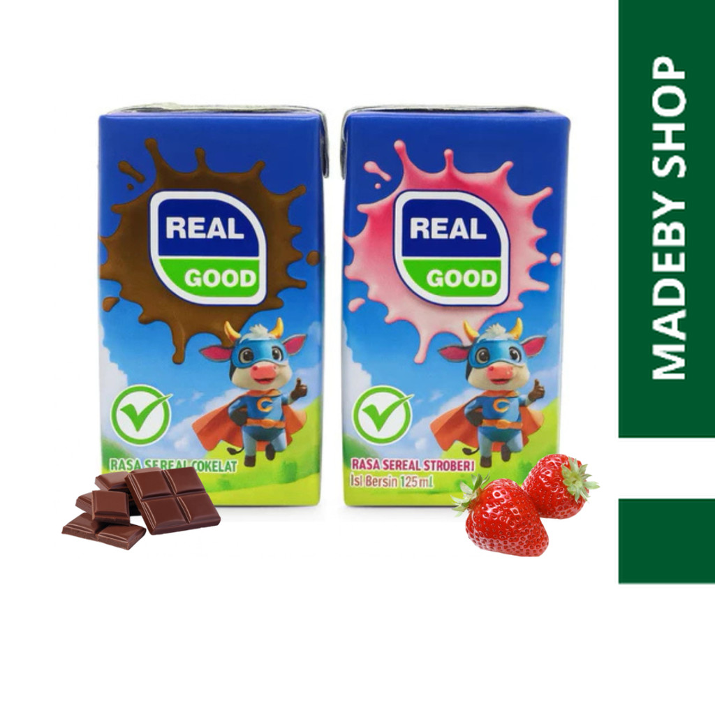 REAL GOOD 125 ML - SUSU UHT KOTAK ALL VARIAN