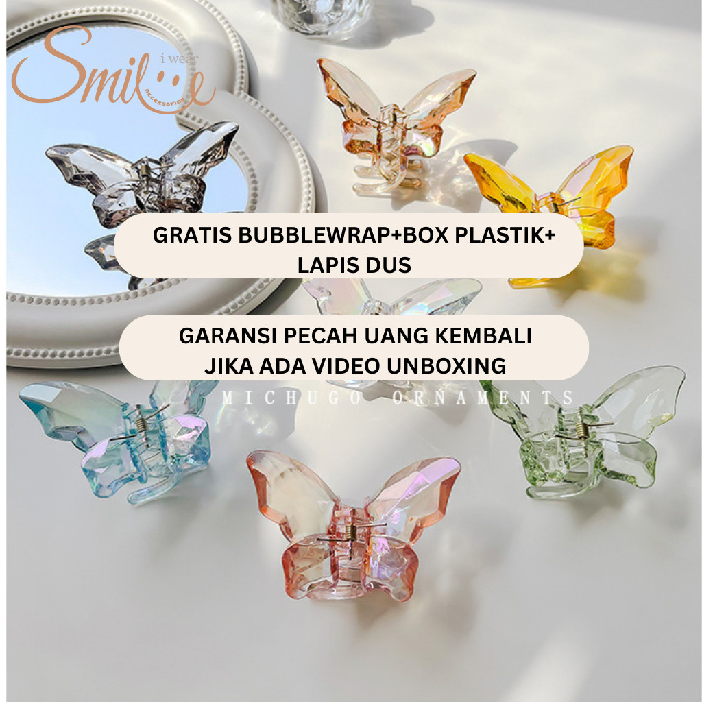 SMG JEDAI KUPU TRANSPARAN KOREA + BOX/JEPIT KUPU PREMIUM KOREA/JEDAI KUPU PREMIUM/JEDAI KOREA