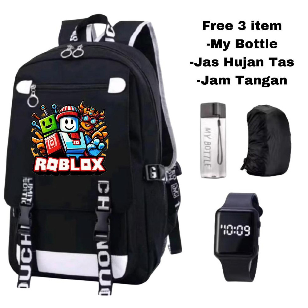 JBS - Tas Ransel Sekolah Anak SD Laki Laki SDtas anak roblox-tas anak laki-laki keren Tas anak SD