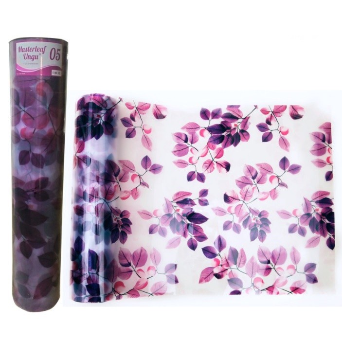 Fiber pagar plastik penutup pagar motif Daun CANTIK