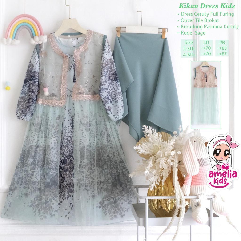 2712    KIKAN DRESS by AMELiA KIDS FASHION