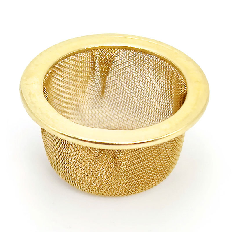 Smoking Pipe Screen Domed Rimmed Mesh 0.5/1 Inch 304 Stainless Steel And Brass Bowl Replaceable Meta