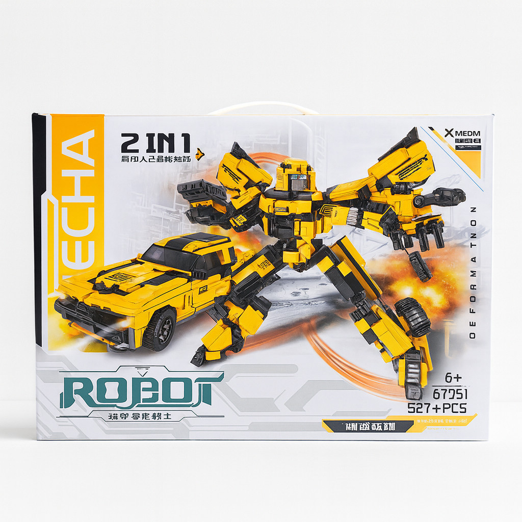 VALLPLAY  MAINAN BLOCK OPTIMUS BUMBLEBEE BESAR