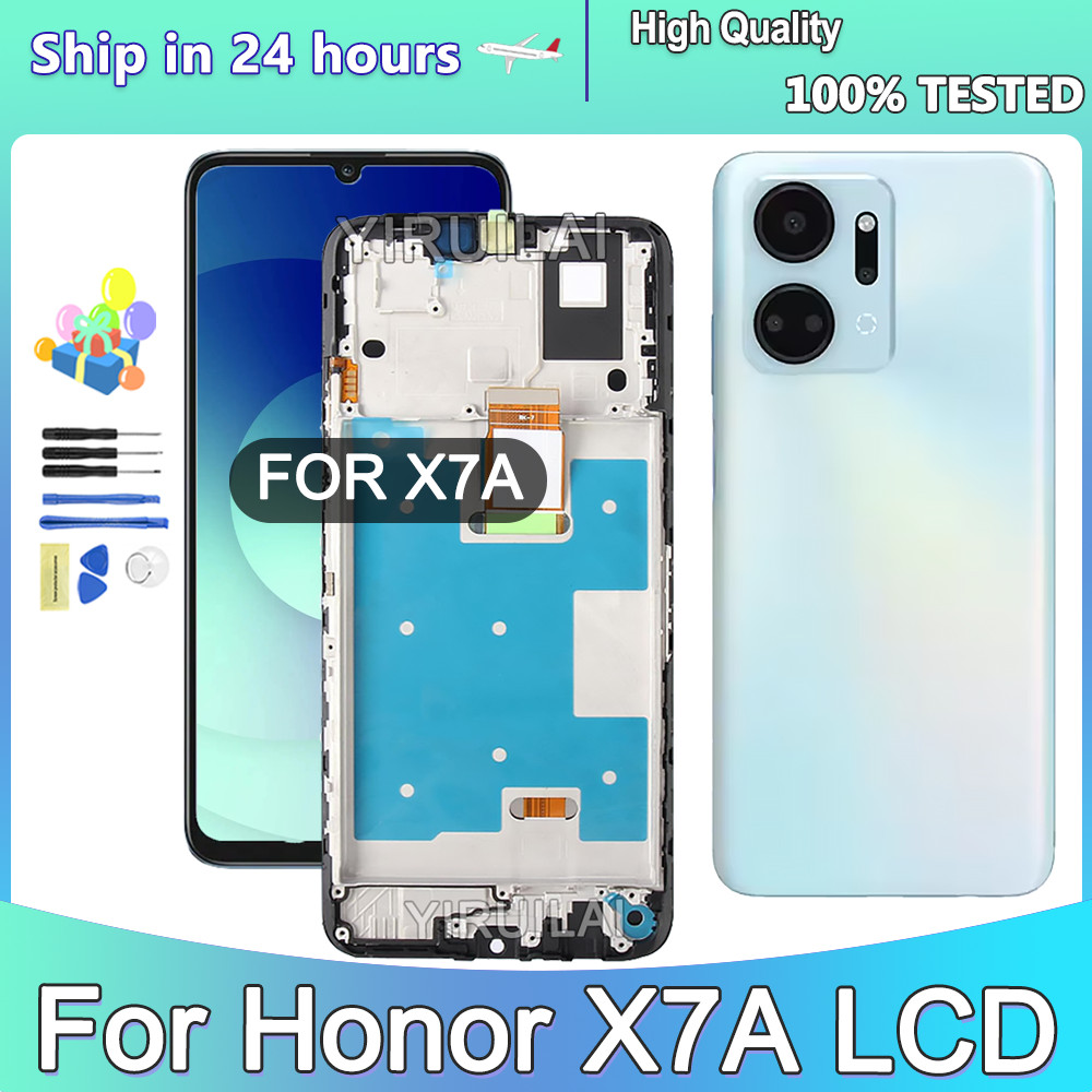6.75"Display For Huawei Honor X7A LCD Display Tou Screen For Honor X7A RKY-LX1 RKY-LX2 RKY-LX3 LCD W