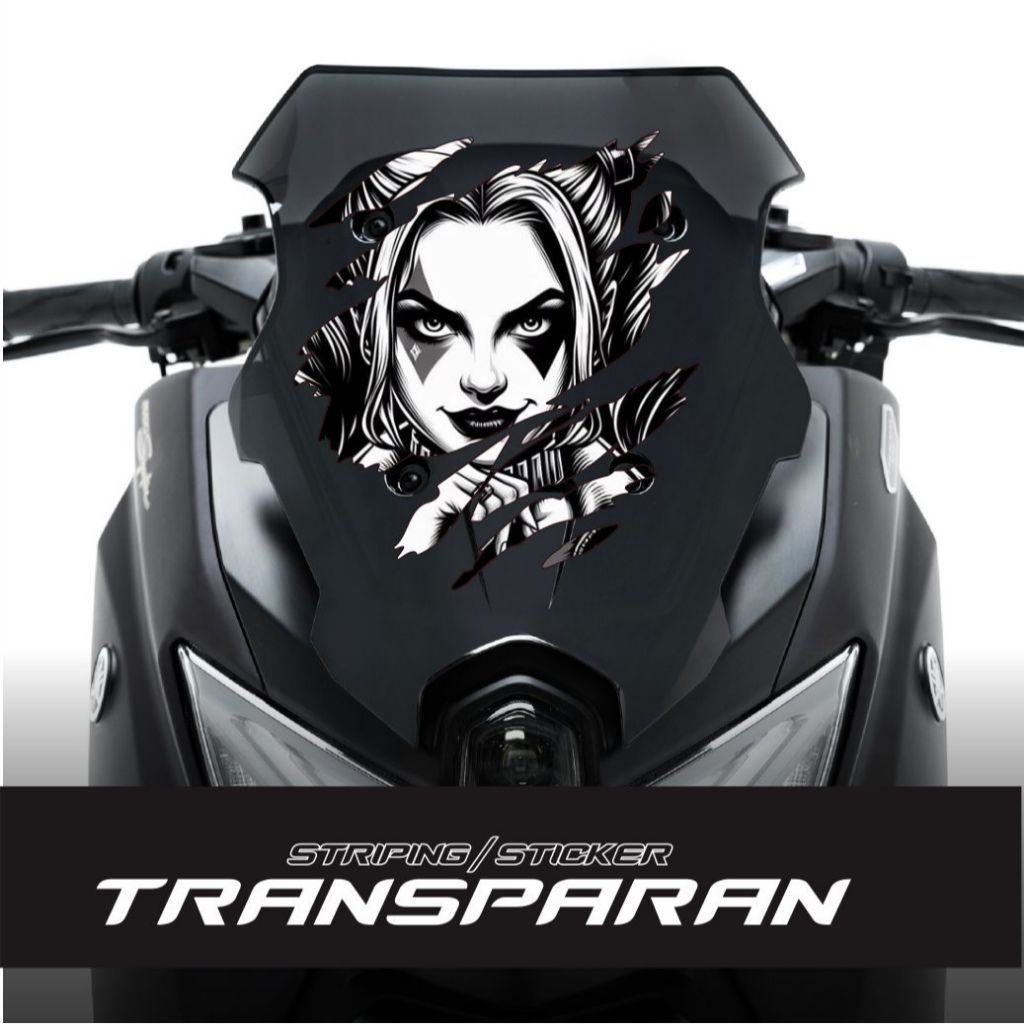 VARIASI STICKER VISOR NMAX / STIKER VISOR PCX STIKER UV TRANSPARAN ALL VISOR