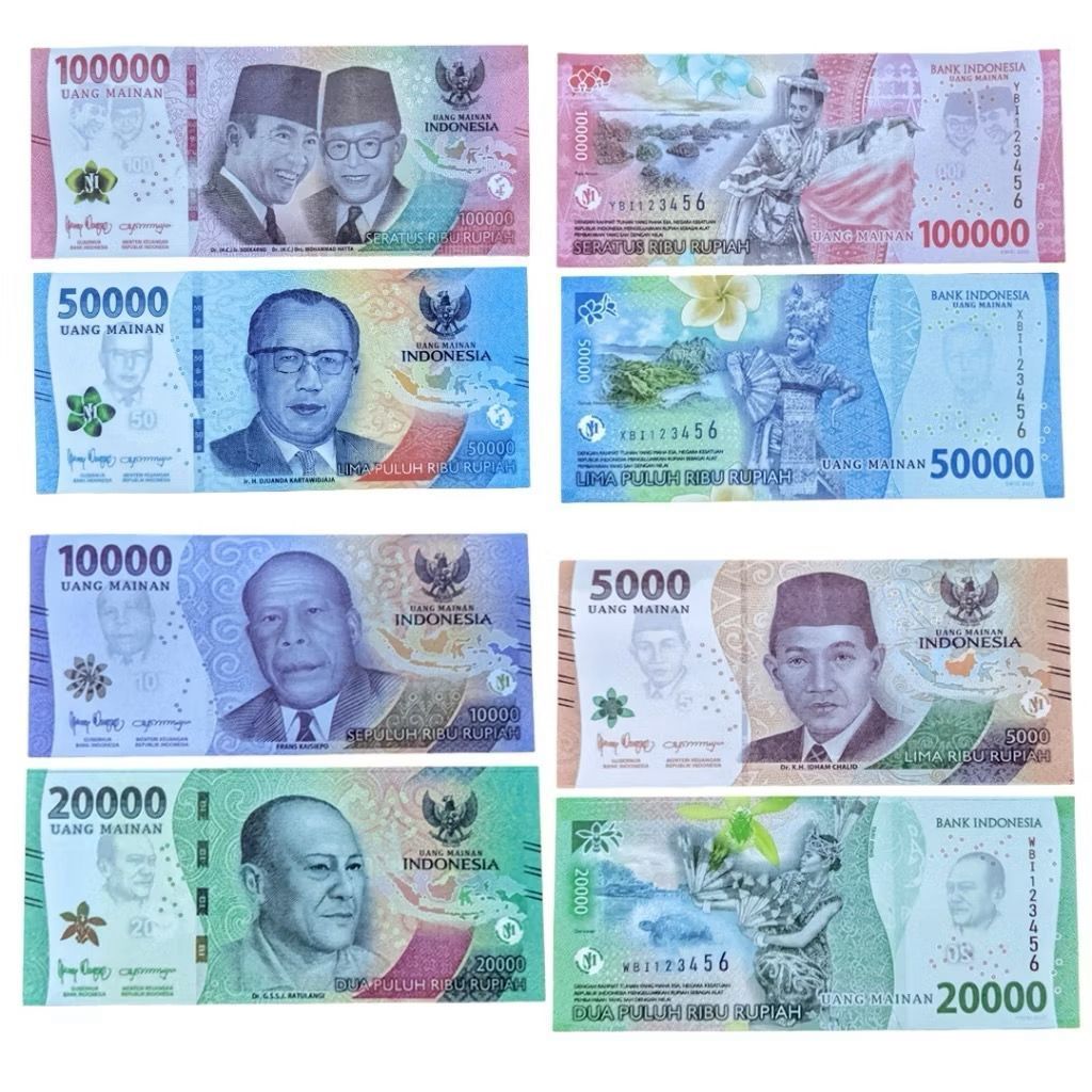 CIGALLERY PAKET UANG 100 LEMBAR untuk mahar dan buket Kerajinan mahar kerajinan buket bahan buket ba