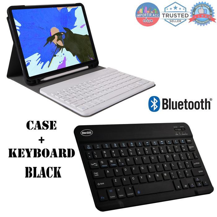 Xiaomi Mi Pad 5 Mi Pad 5 Pro Sarung Keyboard Bluetooth Book Case - Black Keyboard