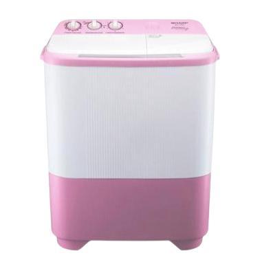 SHARP Mesin Cuci 2 Tabung EST79SJPK 7.5 kg/EST-79SJPK/EST 79SJPK/SHARP MESIN CUCI MURAH/SHARP MESIN 