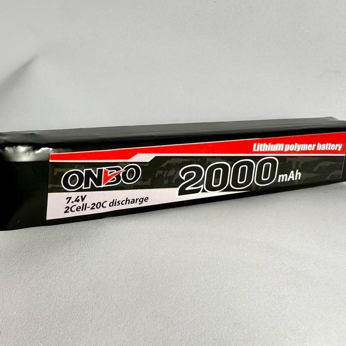 Lipo 2s Sugus 7.4v 2000mah 20-40c untuk Airsoft Onbo Power - Remote, Toy, Control